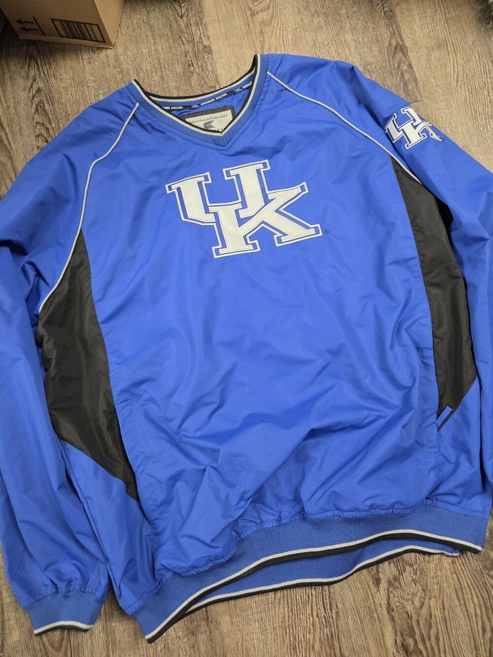 Colosseum University Of Kentucky Wildcats UK Windbreaker Pullover Men XXL